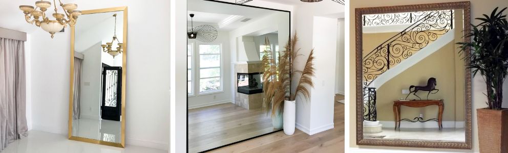 Large shop custom mirrors